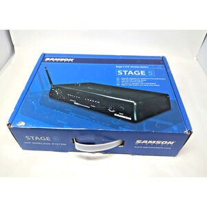 Samson Stage 5 VHF Wireless System CH5 ST5 Receiver complete in box fast ship